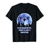 Photo Gallery quadcopter fpv drone pilot moon over city maglietta Photo Gallery quadcopter fpv drone pilot moon over city maglietta