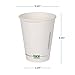 ECO PRODUCTS Compostable Disposable GreenStripe 12oz Coffee Cups, Case of 1000, White Single Wall Hot Paper Cup, Plant Based PLA Lining, Biodegradable 3