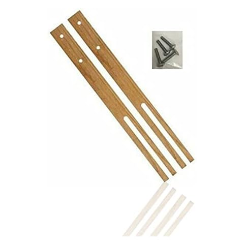 SAVING HUB Quality Wood Pair Of Headboard Wooden Struts 60 Cm Legs Drilled Fittings Bedroom Support Room Large Headboards Heavy Duty Home Furniture Beds Modern Stopper Solid Super Quality (60cm) Cover