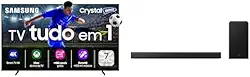 Samsung Smart TV 75" Crystal UHD 4K U8100F 2025 + Soundbar B-Series HW-B450F 2.1 canais Suwoofer incluso 2030