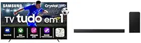 Samsung Smart TV 65' Crystal UHD 4K U8100F 2025 + Soundbar B-Series HW-B450F 2.1 canais Suwoofer incluso 2029