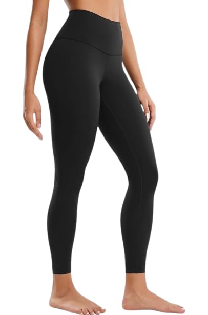 Women's High Waist Leggings, Slim Fit, Soft, Stretchable, Ankle Length, Black, for Gym and Yoga-picture-30