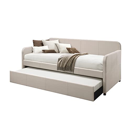 Catálogo para Comprar On-line Sofa Cama Canguro más recomendados. 44 Acme Jagger - Cama Nido y Cama Nido (tamaño Doble) – Tela
