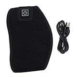 WEKADRIN Wiederaufladbares Nacken Wärmekissen Elektrisch mit Velour und Sbr Tauchmaterial Tragbarer Elektrischer Nackenwärmer für Effektive Wärme bei Nacken und Halswirbelsäule in Schwarz