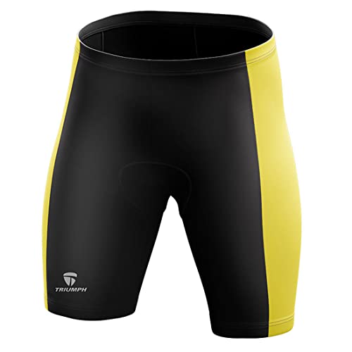 Image of Triumph Men's Cycling Shorts with Foam Padded. These Biking Half Pants are The Most Important Bikes Accessories for Boys /Men Cycling Enthusiasts. Dress Yourself with The Leader in Cycling Clothes