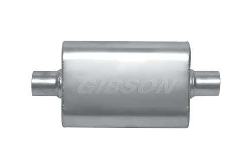 Gibson Performance Exhaust Bm0106 Mwa 2.25" Stainless Center/Center Oval Muffler #TOP3