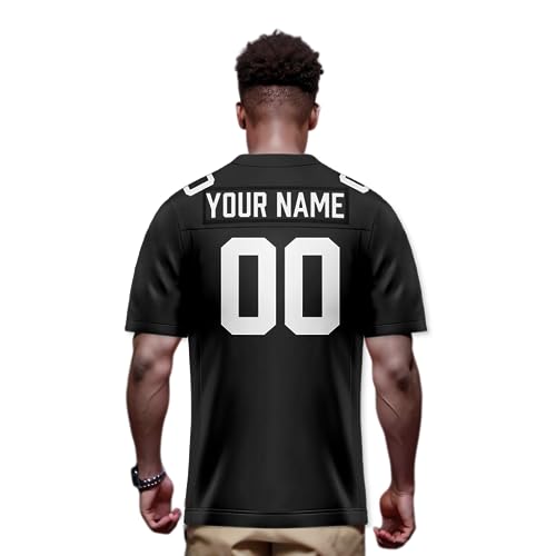 Image of Custom Replica Football Jersey with Name Number Logo