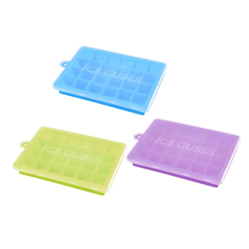 Molde para cubitos de hielo de silicona 3 piezas miniatura 1