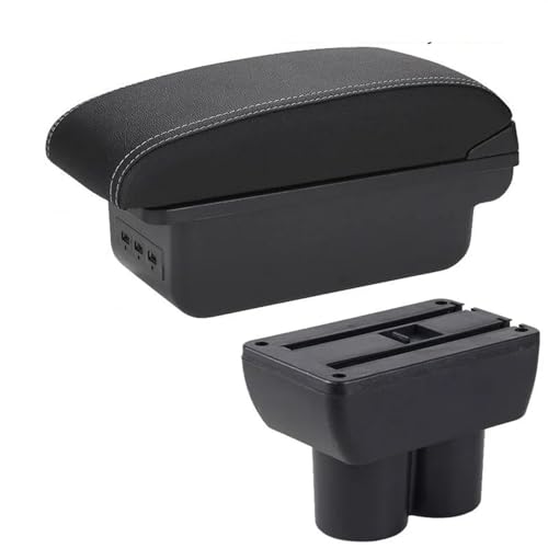 �Z���^�[�R���\�[���g���C �Ԃ̏C���C���e���A�A�N�Z�T���[�J�[�V�[�g�A�[�����X�g�{�b�N�X���[�{�b�N�X�ɓK������W���j�[ JB23 JB43 1999-2017(B3 Black white 3USB)