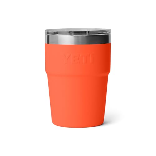 Image of YETI Rambler 16 oz Stackable Tumbler, Vacuum Insulated, Stainless Steel with MagSlider Lid | Stackable