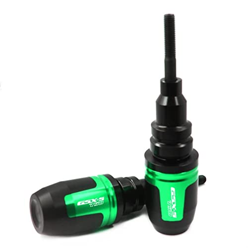 Protection contre les chutes de moto cadre échappement vert GSX-S750