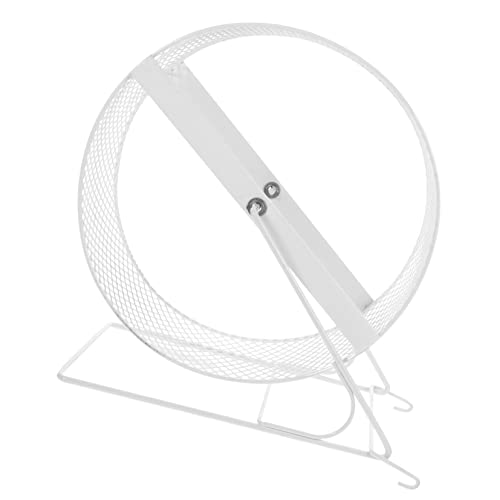 TOGEVAL ハムスターの回し車 hamster toys ハムスターソーサーホイール フェレットホイール 大きなハムスターホイール スタント ラットホイール ハムスターランニングローラー 鉄