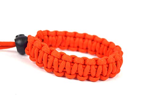 Image of Paracord Wrist Strap for robust hand grip to hold all DSLR camera /heavy gear /Binocular