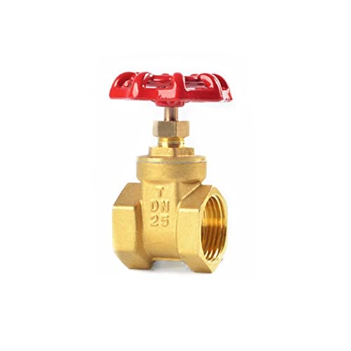 1PC Copper gate valves DN15 DN20 DN25 DN32 BSP Female thread water valve switch valve Internal thread brass Gate valves(DN15)
