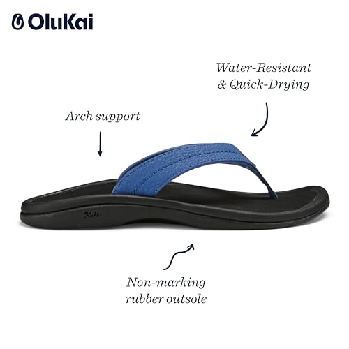 Image of OluKai Ohana Women's Sandals, Water Resistant Flip Flops with Arch Support