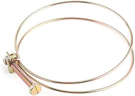 10 Colliers De Serrage Acier Inoxydable - Double Fil Réglable 59-64mm - Pour Tuyaux Et Fixations