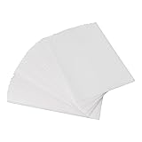 100 Stück Transparentpapier, Transparenter Künstler-Transparentpapierblock...