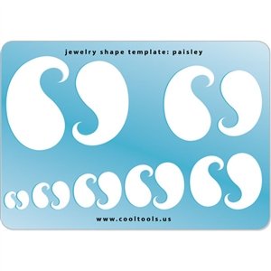 Cool Tools - Jewelry Shape Template - Paisley