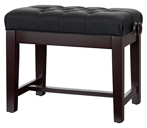 Classic Cantabile Banc de piano modèle X Bois de rose mat - Les Beatles, Paul McCartney, John Lennon, RIngo Starr, George Harrison Classic Cantabile Banc de piano modèle X Bois de rose mat