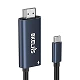 2-in-1 USB C to HDMI Cable for Nintendo Switch 2 Dock, 4K 60Hz, 100W Charging Port, Adattatore TV portatile Connector Switch 2 Accessories, for Mobile Phone/Steam Deck OLED/ROG Ally X/iPad, 6.6FT