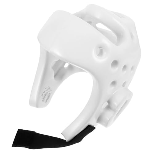 Casque de boxe blanc enfant réglable anti transpiration pour sparring