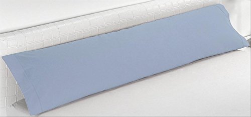 ForenTex - Funda de Almohada, (LX-1533), Cama 150 cm, 160 x 45 cm, Celeste, 100% Microfibra, máxima transpiración y frescura Cover