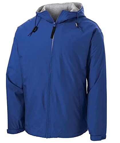 Joe's USA Mens Fleece Lined Hooded Team Jackets. Sizes: XS-6XL