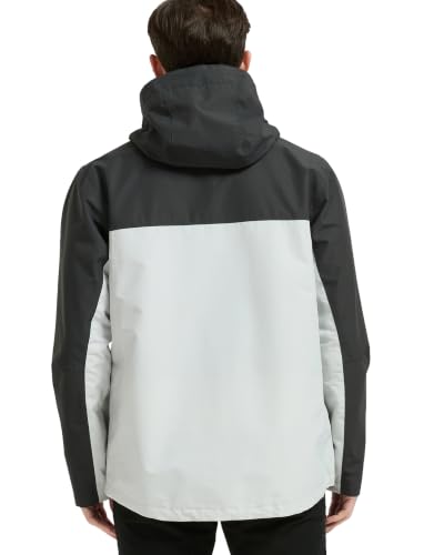 Image of NORDIC OUTLAND Mens Lightweight Hooded Waterproof Rain Jacket Breathable Raincoat Shell for Outdoor Mountain Hiking