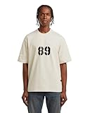 Proporciona comodidad G-STAR Sprayed 89 Back Gr Boxy R T Camiseta, Whitebait D27719-c336-1603, M Hombres