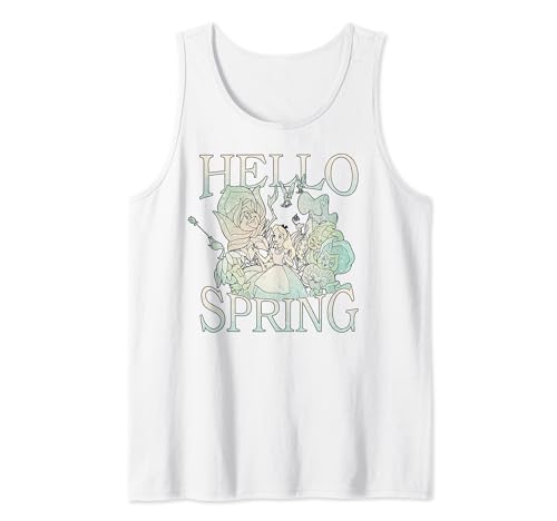 Débardeur Disney Alice in Wonderland Hello Spring aux finitions soignées