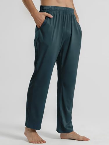 Mens Pajama Pants Sleep Lounge Bottoms Soft Comfy Long Pj Pant Sleepwear with Pockets3