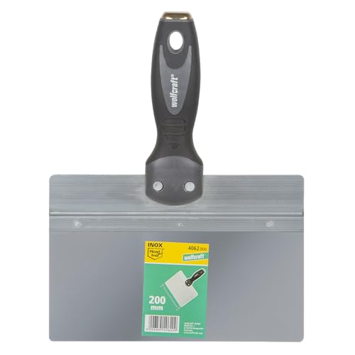 wolfcraft Espátula para superficies I 4062000 I Para el emplastecido profesional