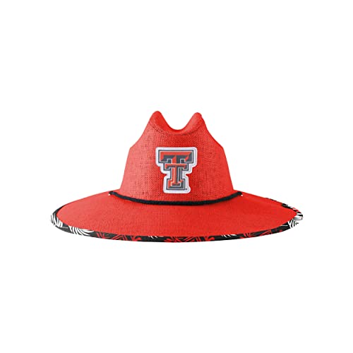 Image of Texas Tech Red Raiders NCAA Team Color Straw Hat