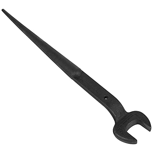 Klein Tools 3212Tt Construction Spud Wrench With Tether Hole, 1-1/4-Inch Nominal Opening, 3/4-Inch Bolt For Us Heavy Nut #TOP29