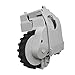 Accessori per aspirapolvere Sostituzione Ruota Sinistra Destra Compatibile con Xiaomi Mijia 1c Stytj01zhm. Aspirapolvere Robot Guidare Accessori for Pezzi di Ricambio Parti pulite (Color : L)