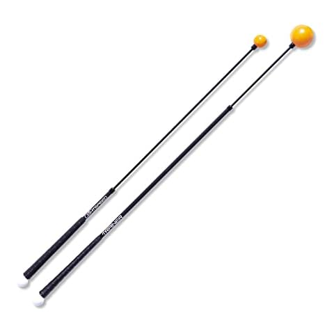 Orange Whip Distance Duo - Lightspeed 45" + Golf Swing Trainer 47" (Full Size) Cover