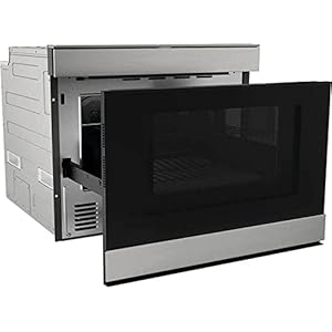 Sharp smd2499fs 24 built in smart convection microwave drawer oven bundle with 3 yr cps enhanced protection pack  urban country home decor