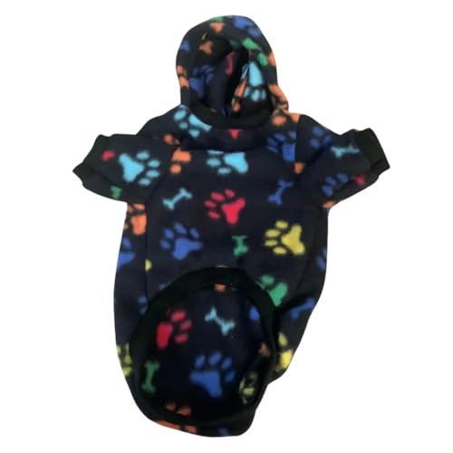 Roupa pet inverno casaco de capuz feito de soft, super quentinho e confortável para cães e gatos (Ma