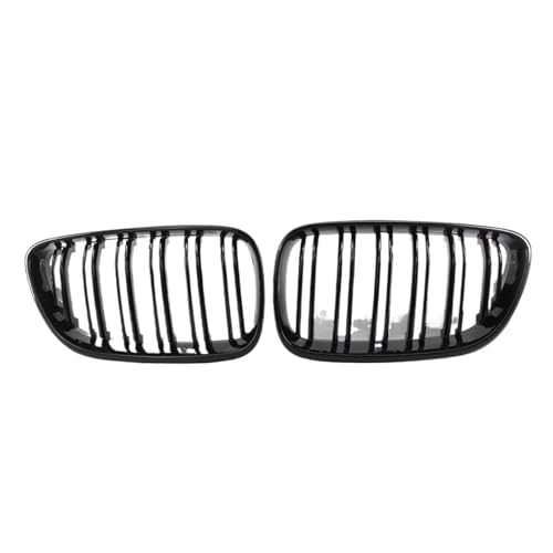 Grille calandre avant BMW Série 2 F22 F23 M2 noir brillant double lamelles