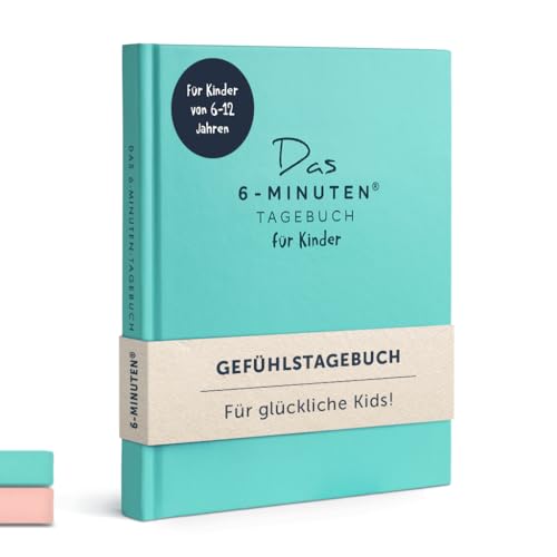 6-Minuten Gefühlstagebuch Kinder 6-12 Jahre - Tagebuch Mädchen & Jungs - Tagebuch Kinder zum Gefühle verstehen, Selbstbewusstsein & Achtsamkeit aufbauen – Schulstart Geschenk 6-Minuten Gefühlstagebuch Kinder 6-12 Jahre - Tagebuch Mädchen & Jungs - Tagebuch Kinder zum Gefühle verstehen, Selbstbewusstsein & Achtsamkeit aufbauen – Schulstart Geschenk
