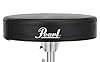 Pearl Drum Stool D-50 - Height Adjustable Drum Throne with Round Vinyl Seat and Single Braced Tripod Base, Black #1