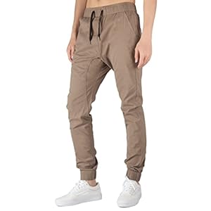 ITALYMORN Heren Jogginbroek Chinos Slim Fit Joggers Broek Sweatbroek