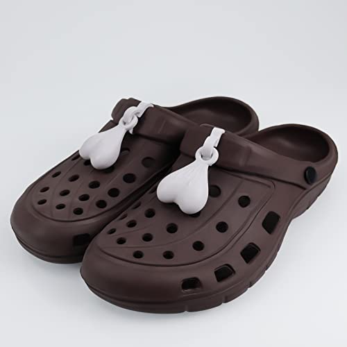 Msehkm Shoe Nuts/Charms/Balls For Your Crocs- Set Of 2, Distinctive Funny Shoe Accessories, Noticeable Shoe Clips! Christmas Gifts! Interesting Birthday Gift For Men! (White Nuts) #TOP4