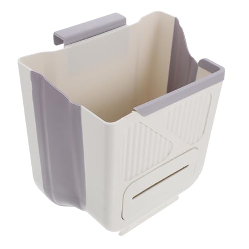 Caneca de basura plegable para cocina montada en pared