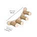 Bothyi Wall Mounted Cat Climbing Shelf Four Step Stable Easy to Install with Jute Scratching Cat Stairway Wall Steps for Playing