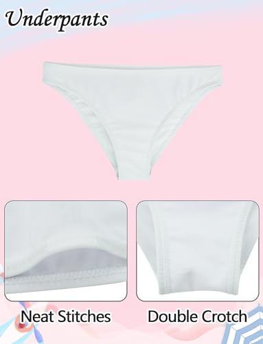 Image of Girls 3 Piece Swimsuit Summer Hawaiian Bikini Set with Beach Cover Up Skirt Bathing Suit Swimwear 8-15 Years