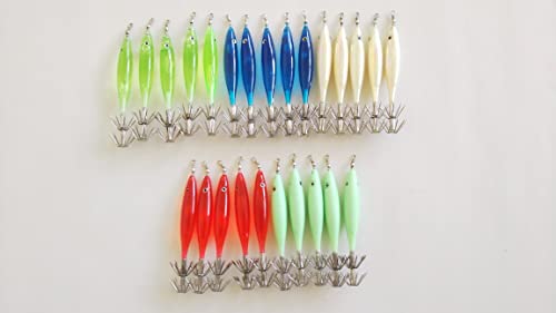 小型 イカスッテ 浮きスッテ 3.5g 8cm 25本セット クリアカラー ヤリイカ マイカ スルメイカ ヒイカ プラヅノ プラスッテ