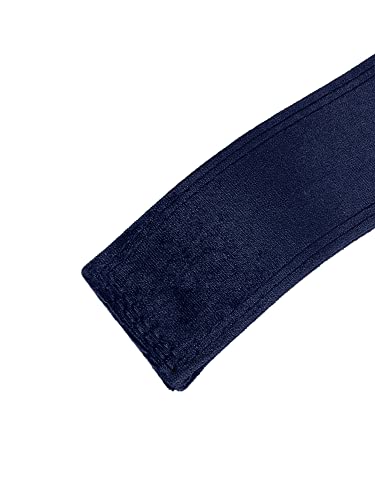 Women Plus Size Faux Pearl Buckle Waist Belt, Vintage Velvet Wide Cinch Belts Waistband for Dress3