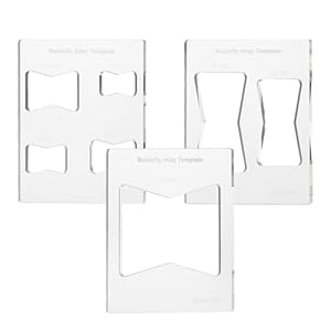 Xasbseulk Butterfly Inlay Schablonen 3er-Set