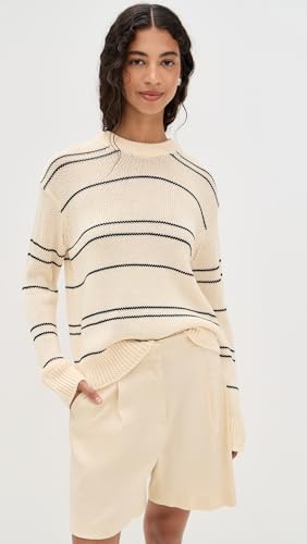 Vince Women's Variegated Stripe Crew Neck2